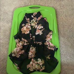 Floral dress top
